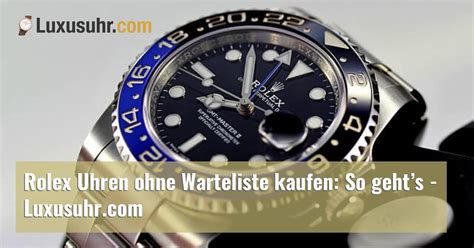 wie geht rolex kaufen